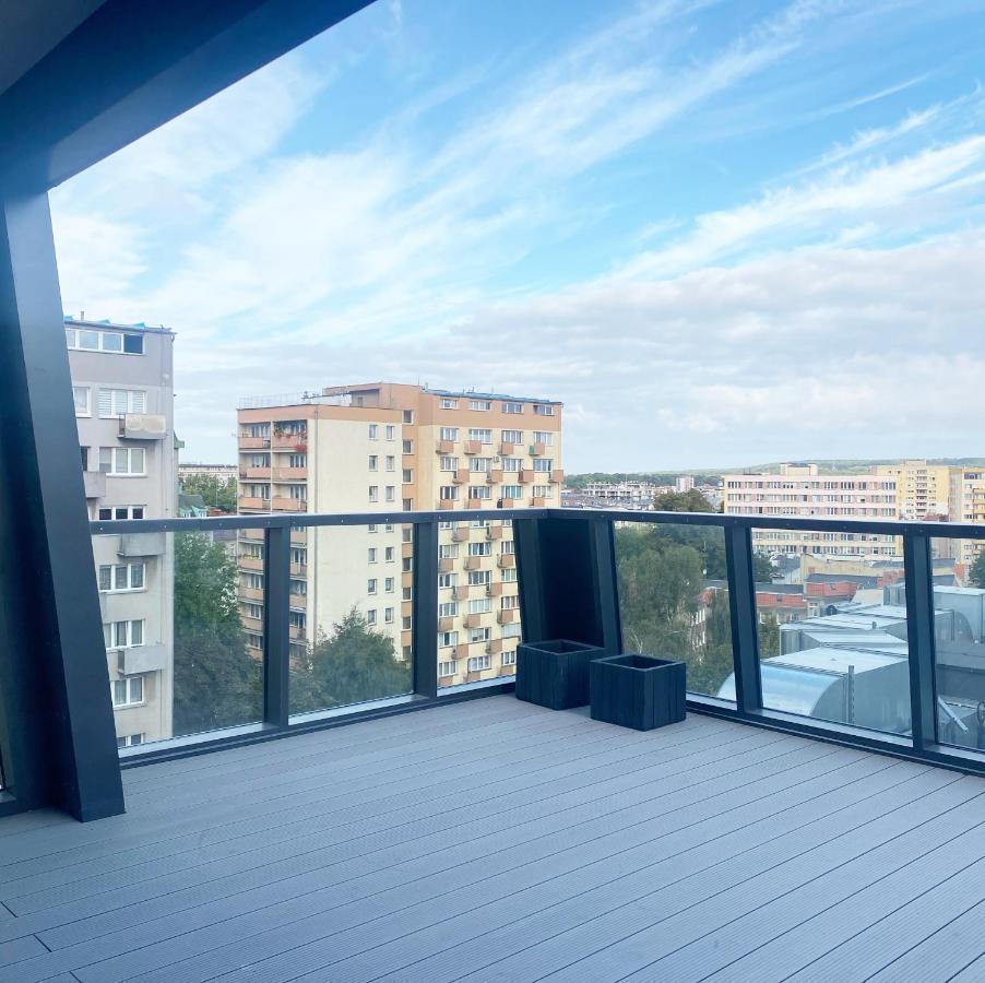 Hanza Tower Apartament Premium Plus Szczecin Ngoại thất bức ảnh