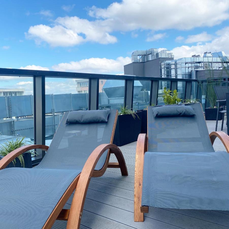 Hanza Tower Apartament Premium Plus Szczecin Ngoại thất bức ảnh